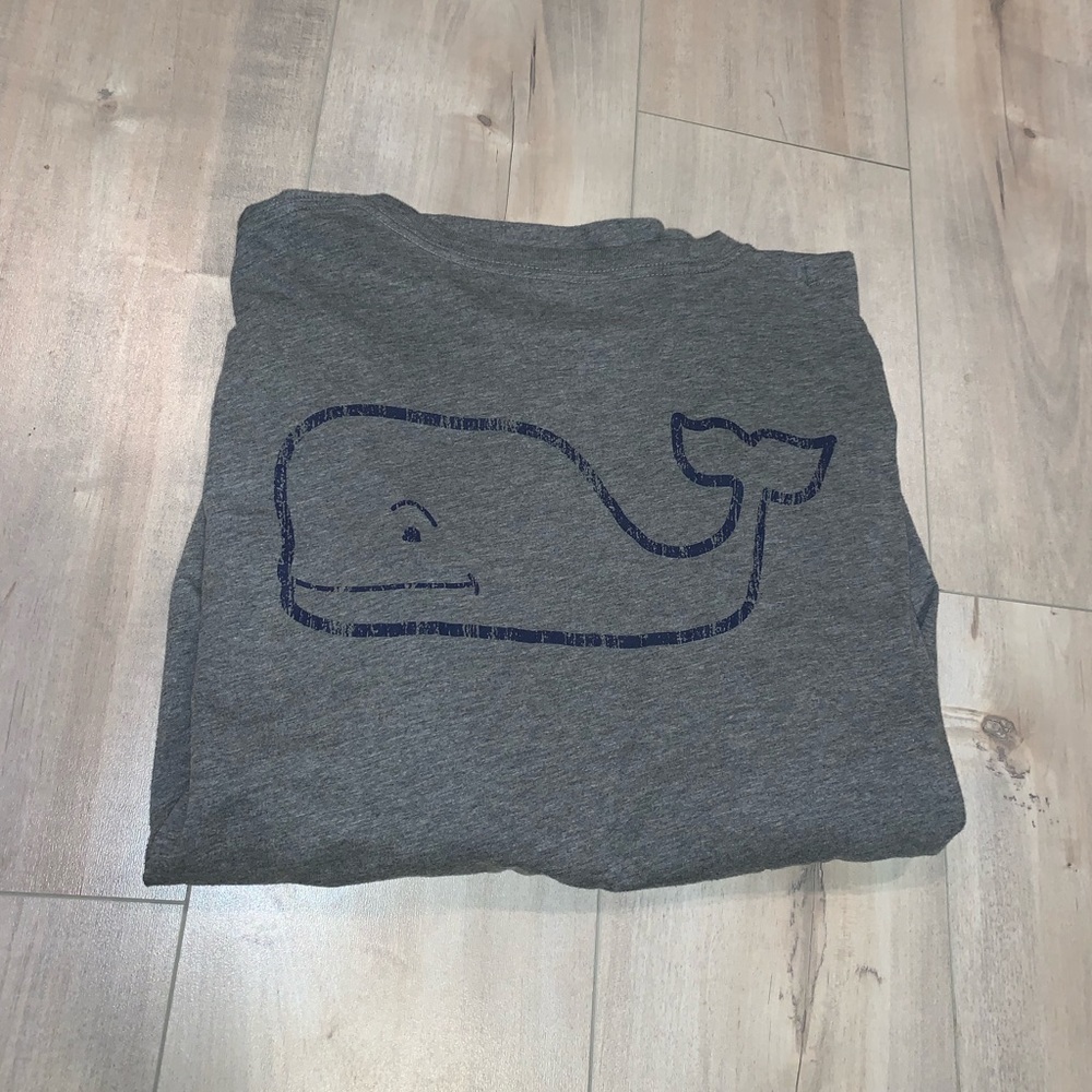 Vineyard Vines LS Tee Heather Gray
